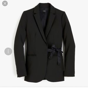 J Crew Tie Front Blazer